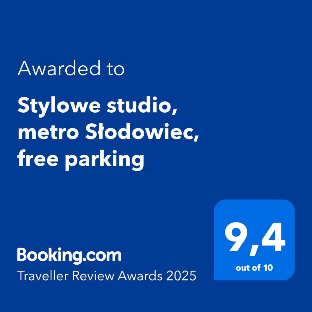 Stylowe Studio Krzemieniecka, Metro Slodowiec, Free Parking By Cosmo Spirit 바르샤바 외부 사진